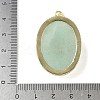 Natural Green Aventurine & Apatite Pendants G-P599-05G-02-3