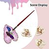 CHGCRAFT 3Pcs 3 Colors Adjustable Resin Palette Rings RJEW-CA0001-05-5