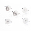 Tarnish Resistant 304 Stainless Steel Stud Earring Findings STAS-E025-1A-1
