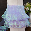10 Yards Lucency Polyester Pleated Lace Trim OCOR-GF0004-74G-7