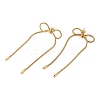 Bowknot 304 Stainless Steel Earrings for Women EJEW-U003-23G-2