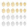 24Pcs 4 Style 304 Stainless Steel Pendants STAS-UN0048-31-1
