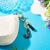 1Pc Resin Letter Keychains KEYC-TADJ0001-09J-5