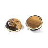 Natural Tiger Eye Smiling Face Pendants G-K372-02G-2
