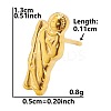 Greek Goddess Stainless Steel Stud Earrings for Women VJ0949-2-1