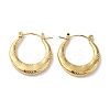Rack Plating 304 Stainless Steel Hoop Earrings for Women EJEW-Z026-32G-1