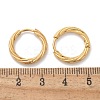 304 Stainless Steel Twist Hoop Earrings for Women LS-EJEW-A130-02B-G-3