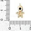 Rack Plating Brass Micro Pave Cubic Zirconia Pendants KK-H509-37G-01-3