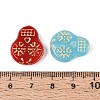 Skull Glass Beads GLAA-T025-60M-3