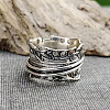 Retro Zinc Alloy Rotating Finger Rings FS-WG91BB4-02-3