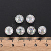 Transparent Crackle Acrylic Beads MACR-S373-66-L06-5