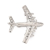 Zinc Alloy Crystal Rhinestone Brooch JEWB-U010-03P-02-1