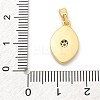 Brass Micro Pave Cubic Zirconia Pendents KK-M303-01G-11-3