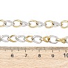 6MM 304 Stainless Steel Cuban Link Chain Necklaces for Women NJEW-B145-01GP-5