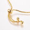 Brass Chain Bracelet Making MAK-P007-03-03G-3