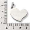304 Stainless Steel Enamel Pendants STAS-Z098-46P-4