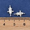 Brass Fleur De Lis Connector Charms KK-H524-04S-3