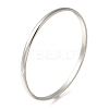 Non-Tarnish 304 Stainless Steel Plain Bangles BJEW-L664-024E-P-01-1