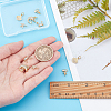 10Pcs 5 Style Brass Charms KK-SC0004-90-3
