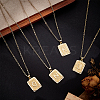 1Pc Brass Pendants NJEW-BBC0001-18O-4