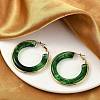 304 Stainless Steel Hoop Earrings For Women EJEW-B113-02G-01-2