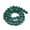 Natural Sesame Jasper Dyed Beads Strands G-H057-A21-05-3