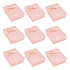 Rectangle Paper Jewelry Set Storage Boxes with Bowknot CON-TAC0014-04C-3