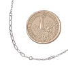 2.5MM 304 Stainless Steel Column Link Paperclip Chain Necklaces NJEW-JN05832-4