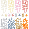 160Pcs 8 Colors Resin Cabochons AJEW-HY0001-40-1