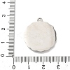 304 Stainless Steel Pendants STAS-G371-02P-01-3