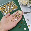 200Pcs 10 Styles Tibetan Style Alloy Spacer Beads FIND-PH0025-38-3