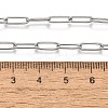 Non-Tarnish 304 Stainless Steel Paperclip Chains NJEW-G340-09P-4