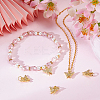 6Pcs Brass Micro Pave Cubic Zirconia Charms KK-BBC0016-80B-4