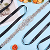 Flower Full Crystal Rhinestone Handmade Bridal Belts for Wedding Dresses AJEW-WH20006-233B-01-7