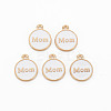Mother's Day Alloy Enamel Charms ENAM-T016-11E-RS-1