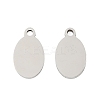 201 Stainless Steel Pendants STAS-Z195-02P-02-1