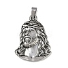 304 Stainless Steel Pendants STAS-C131-02A-AS-1