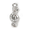 Brass Micro Pave Clear Cubic Zirconia Pendants LS-KK-L238-23P-1