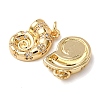 Brass Micro Pave Cubic Zirconia Pendants KK-D426-25E-G-3