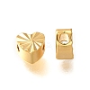 Brass Textured Beads KK-Z092-01C-G-2