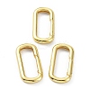 Brass Keychain Clasps X-KK-B046-01G-1