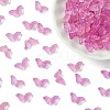 100Pcs Transparent Spray Painted Glass Beads GLAA-YW0005-09D-1