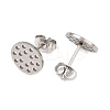 304 Stainless Steel Stud Earring Findings STAS-P434-06C-P-2