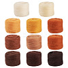55G 11 Colors Needle Felting Wool Roving DIY-TA0012-86-3