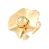 304 Stainless Steel Open Cuff Rings for Women RJEW-S410-01G-04-1
