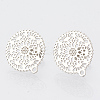 Non-Tarnish 304 Stainless Steel Stud Earring Findings LS-X-STAS-S079-31B-1