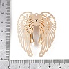 Brass Crystal Rhinestone 3D Hollow Angel Wings Chandelier Component Links KK-A261-05KCG-3