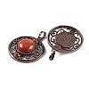 Natural Red Jasper Pendants G-Q158-03-13-2