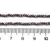 Transparent Electroplate Glass Beads Strands EGLA-H107-01A-AB06-2
