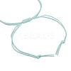 Flower & Elephant Alloy Enamel Charm Bracelets BJEW-JB11696-01-4